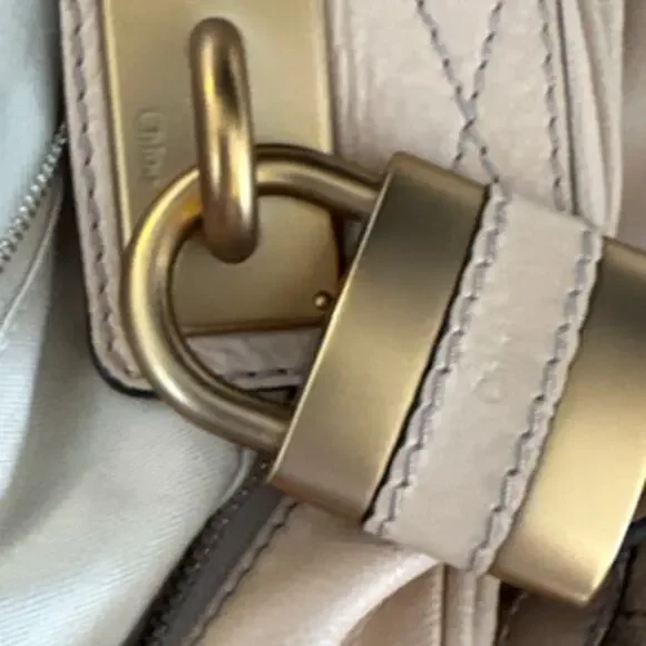 Authentic Vintage Chloe Cream Crossbody  Bag - Picture 7 of 8